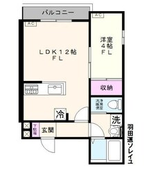 羽田道ソレイユの物件間取画像